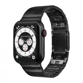 LAUT LINK 2.0 szíj Apple Watch 42/44/45/49 mm-hez (fekete)