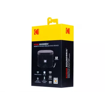 Kodak SoundBrix Wireless Stack hangszóró (Bass Black), 2PCS