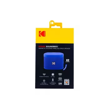 Kodak SoundBrix Wireless Stack Speaker (Backstage Blue), 2 darab