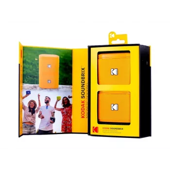Kodak SoundBrix Wireless Stack Speaker (Overload Orange), 2 darabos csomag