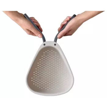 Joseph Joseph Droplet nagy konyhai szűrő összecsukható fogantyúkkal, fehér (1000007)