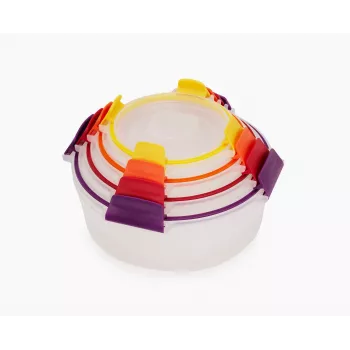 Joseph Joseph Nest Lock 4 részes multicolor kerek tároló készlet