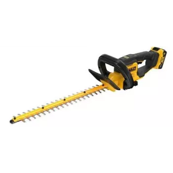 DEWALT DCMHT562P1 18V XR Cordless Hedge Trimmer, 55 cm Blade, 19 mm Cutting Capacity, 1x5.0Ah
