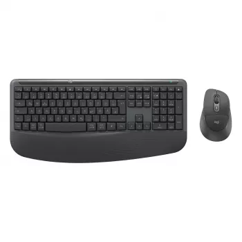 Logitech MK880 For Business vezeték nélküli billentyűzet és egér készlet - grafit - svájci francia kiosztás