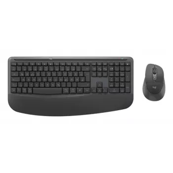 Logitech MK880 For Business vezeték nélküli billentyűzet és egér készlet - grafit - svájci francia kiosztás