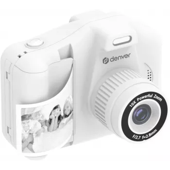 Denver KPC-1370W fehér gyerekkamera nyomtatóval 2,8 inch LCD 12MP Full HD 1080p