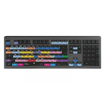 Logickeyboard Avid Media Composer Astra 2 Pro DE Mac vágóbillentyűzet (német kiosztás, háttérvilágítás, USB)