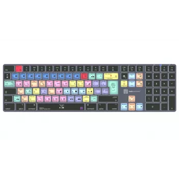 LogicKeyboard Adobe Premiere Pro CC Titan FR (Mac) - francia AZERTY kiosztás, háttérvilágítás, vezetékes USB billentyűzet
