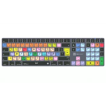 LogicKeyboard Apple Logic Pro X2 Titan FR (Mac) - francia AZERTY vezetékes háttérvilágításos billentyűzet