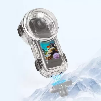 PULUZ víz alatti ház 60m-ig vízálló Insta360 X5 / X5 / PU760T-hez