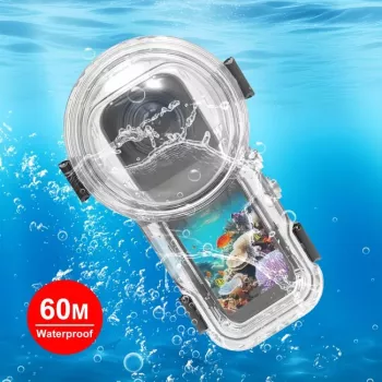 PULUZ víz alatti ház 60m-ig vízálló Insta360 X5 / X5 / PU760T-hez