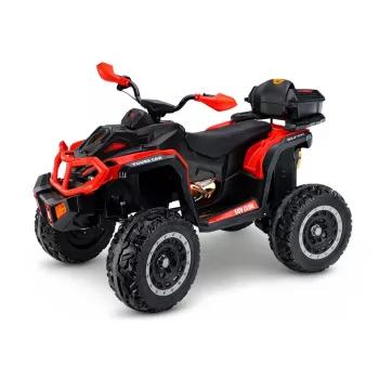 Lean Toys XW-08 4x4 45W akkumulátoros quad ráüléssel, piros
