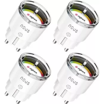 NOUS A1Z okos ZigBee elosztó 4 darabos csomag energiafigyeléssel