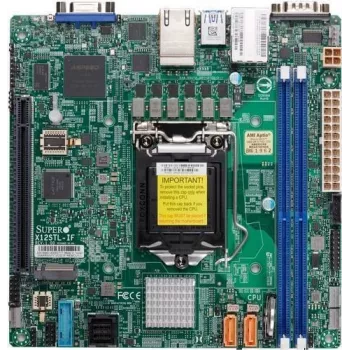 Supermicro MBD-X12STL-IF alaplap - Mini-ITX - LGA1200 - Intel C252 - DDR4 - Dual Gigabit LAN - IPMI