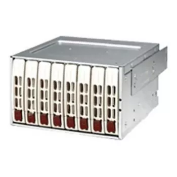 Supermicro CSE-M28E1 mobil rack (bézs) - 2 rekeszes 2,5 inch SAS/SATA HDD/SSD beépítő ventilátorral 5,25 inch rekeszhez