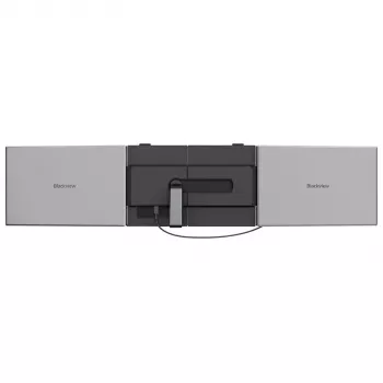 BLACKVIEW DCM8 Pro Dual 15,3 inch hordozható IPS monitor, 2x Full HD, 60 Hz, USB-C, Mini HDMI, beépített hangszórók, HDR10, összecsukható
