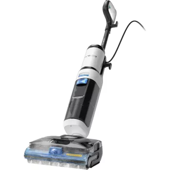 Tineco Floor One S6 Stretch Steam Plus 2-in-1 nedves/száraz porszívó, felmosó és gőztisztító, akkumulátoros, 35 perc üzemidő, 0,8L tiszta víz tartály, 0,72L szennyvíz tartály, öntisztítás, LCD kijelző, iLoop érzékelő, 180°-ban lefektethető, kemény padlókhoz