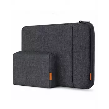 Inateck 14 hüvely laptophüvely levehető tartozéktáskával LB01006/S1 szürke