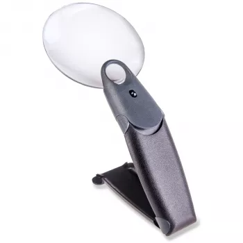 Carson FH-25 FreeHand 2,5x nagyító LED-világítással, fekete
