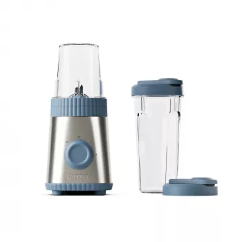 Guzzini Sous Chef Mobile Mixer ON-THE-GO, Navy Blue - kompakt mixer 2 pohárral