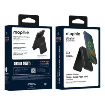 Mophie Snap+ Mini Stand 5000 mAh power bank fekete