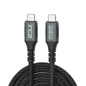 INCA USB-C - USB-C kábel USB 4.0 40Gbps PD 3.1 240W 8K UltraHD 0,80m (ITCT-40)
