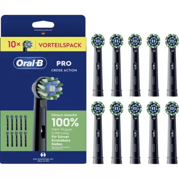 Oral-B Pro CrossAction 10 darabos csomag fekete pótfejek (994170)