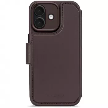 Decoded bőr levehető pénztárca iPhone 17-hez MagSafe-dzsel - Chocolate Brown