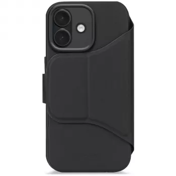 Decoded Textured szilikon levehető pénztárca iPhone 17 készülékhez, MagSafe-kompatibilis, Phantom Black