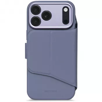 Decoded Textured szilikon levehető pénztárca iPhone 17 Pro-hoz MagSafe-dzsel - Forever Blue