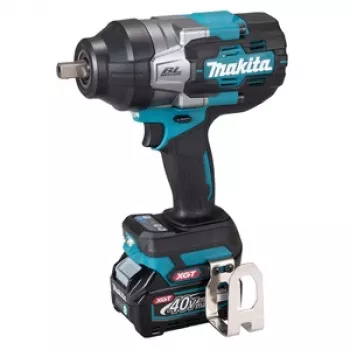 Makita TW003GM201 XGT 40V Max akkus ütvecsavarozó, 1600 Nm oldónyomaték, 3/4 inch négyszögmeghajtás, 2x BL4040 akkuval, töltővel és kofferrel