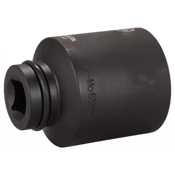 Makita ütő dugókulcs 1 inch meghajtás 65 mm 6-pontos Cr-Mo fekete foszfátozott E-24810