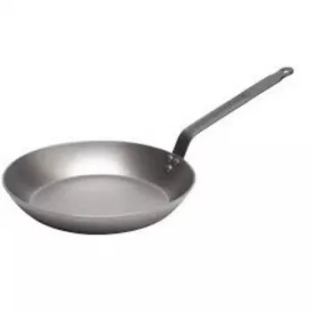 De Buyer Carbone Plus Lyonnaise serpenyő, 28 cm, karbonacél