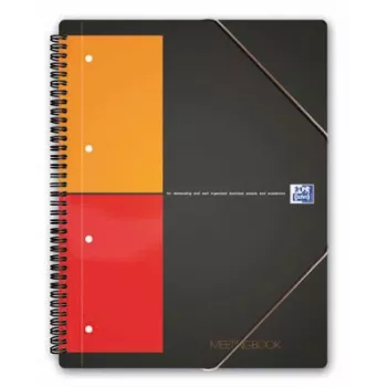 ELBA Organiser Book - 80 lap - fekete - A4 - spirálkötés - 245 mm - 310 mm