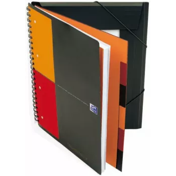 ELBA Organiser Book - 80 lap - fekete - A4 - spirálkötés - 245 mm - 310 mm