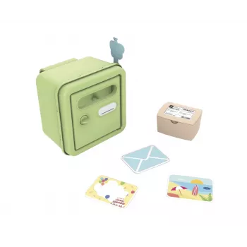 SMOBY Mailbox Life - fali postaláda, antracit, horganyzott acél, hengerzár, 2 kulcs