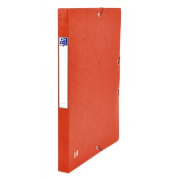 Oxford TOP FILE+ A4 dokumentumdoboz 2,5 cm piros