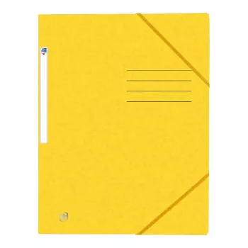 Oxford Top File+ gumis mappa A4 sárga 400116265