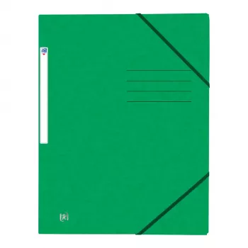 Oxford TOP FILE+ sarokgumis mappa A4 zöld - irodaszer