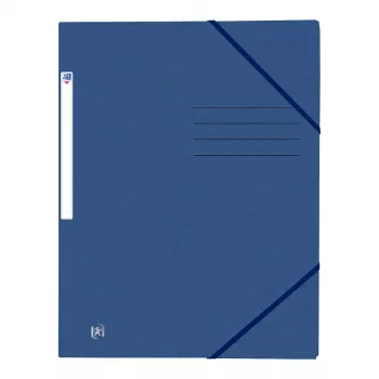 Oxford TOP FILE+ gumis mappa A4 3 füllel sötétkék 400116325