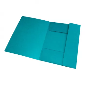 Oxford TOP FILE+ sarokgumis dokumentummappa A4 3 füllel aqua 400116326
