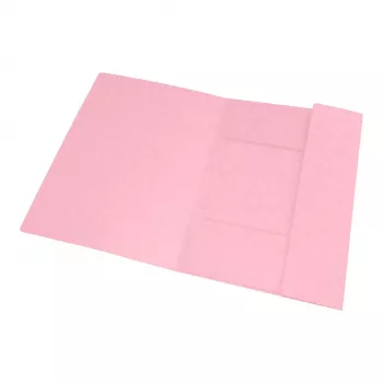 Oxford TOP FILE+ gumis mappa A4 3 füllel pasztell rózsaszín 400116353