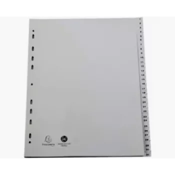 Exacompta 2931E A4 Maxi iratrendező 1–31, szürke