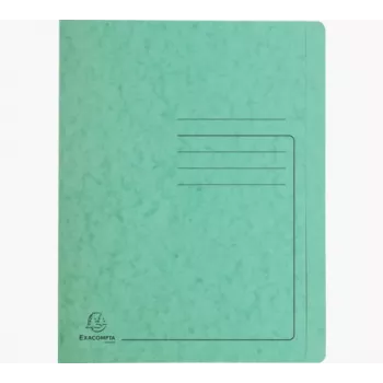 Exacompta Colorspan fűzőmappa A4 zöld 355 g/m² rugalmas irattároló