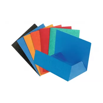 Exacompta 56400E A4 többszínű iratrendező – 200 lap, 250x320 mm, 100% újrahasznosított karton, univerzális lyukasztás, Blauer Engel tanúsítvánnyal