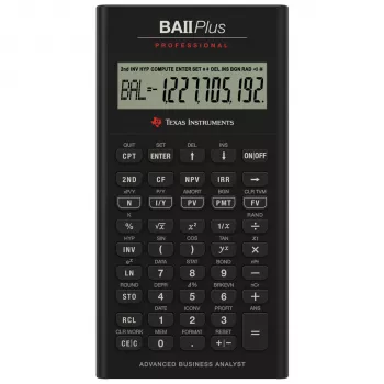 Texas Instruments BA II Plus Professional pénzügyi számológép