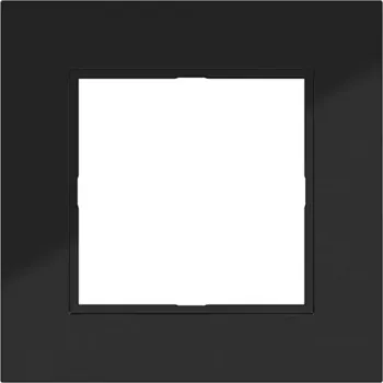 Hager Berker A.8 1-es keret Night Black Glossy WAD8100BG