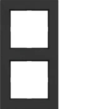 Hager A.1 2-es keret Night Black Matt WAD6200BM