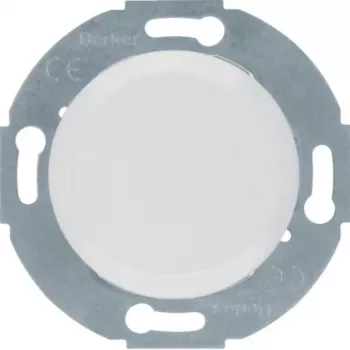 Hager WTF1001PW1 vakfedél középlappal 1930/Glas polárfehér