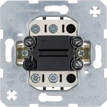 Hager WDE303212 2 pólusú billenőkapcsoló-betét, süllyesztett, 16 AX, 250 V AC